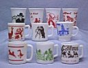 Variety of Hazel Atlas childs tumblers & mugs